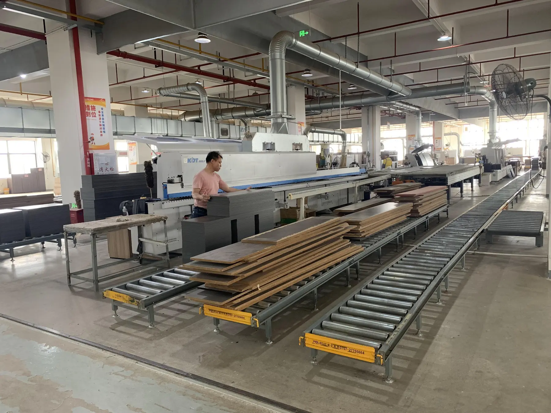 HUANGSI office furniture panel production line
