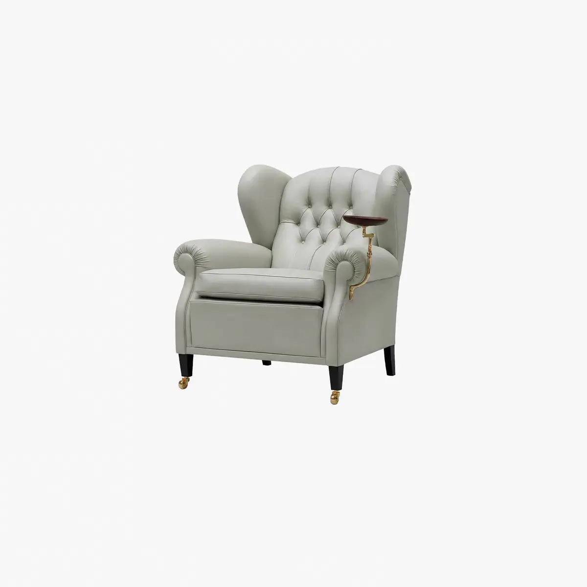 AXJ-A-612 green wingback swivel lounge chair, product view 2