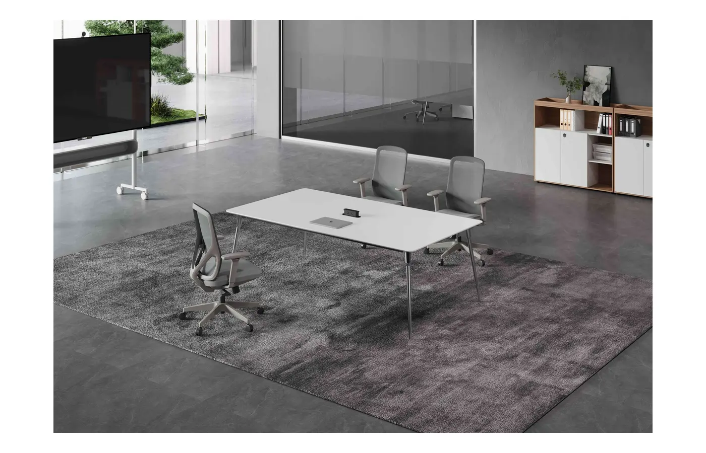B-MT01 conference table, product view 2