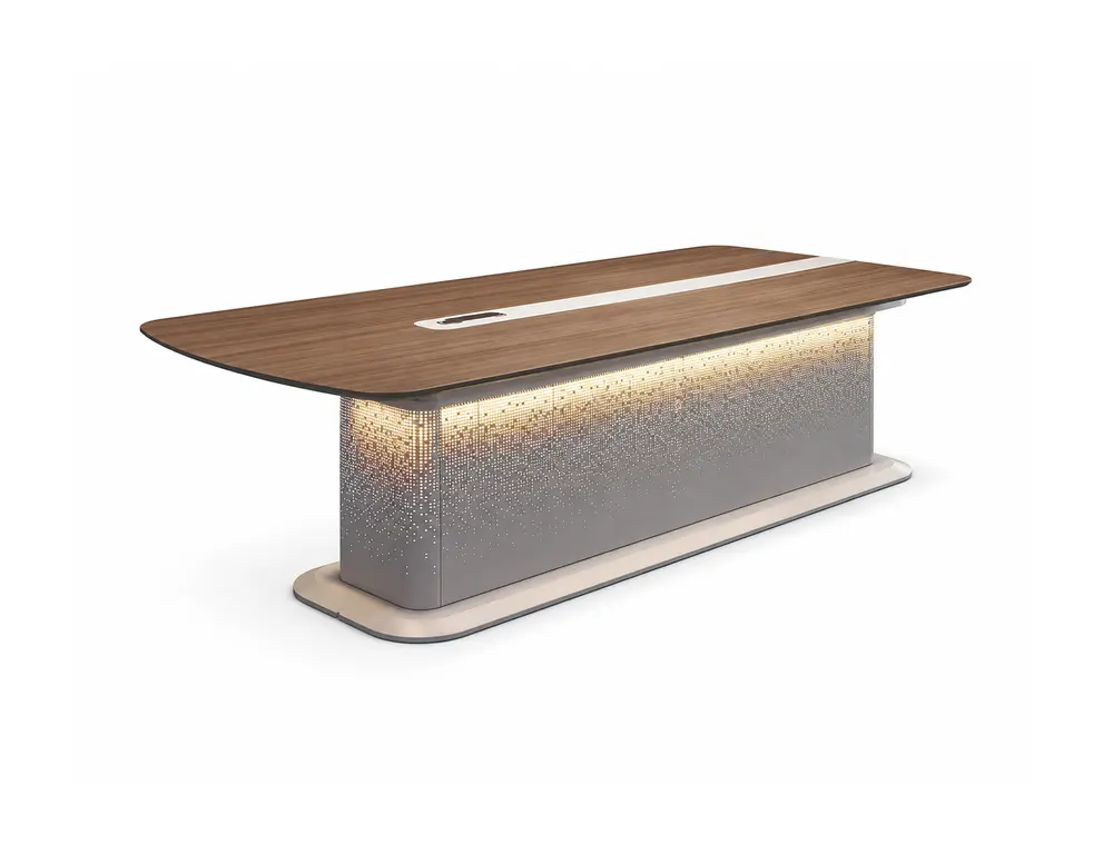 GA-C-101FL commercial conference table on white background