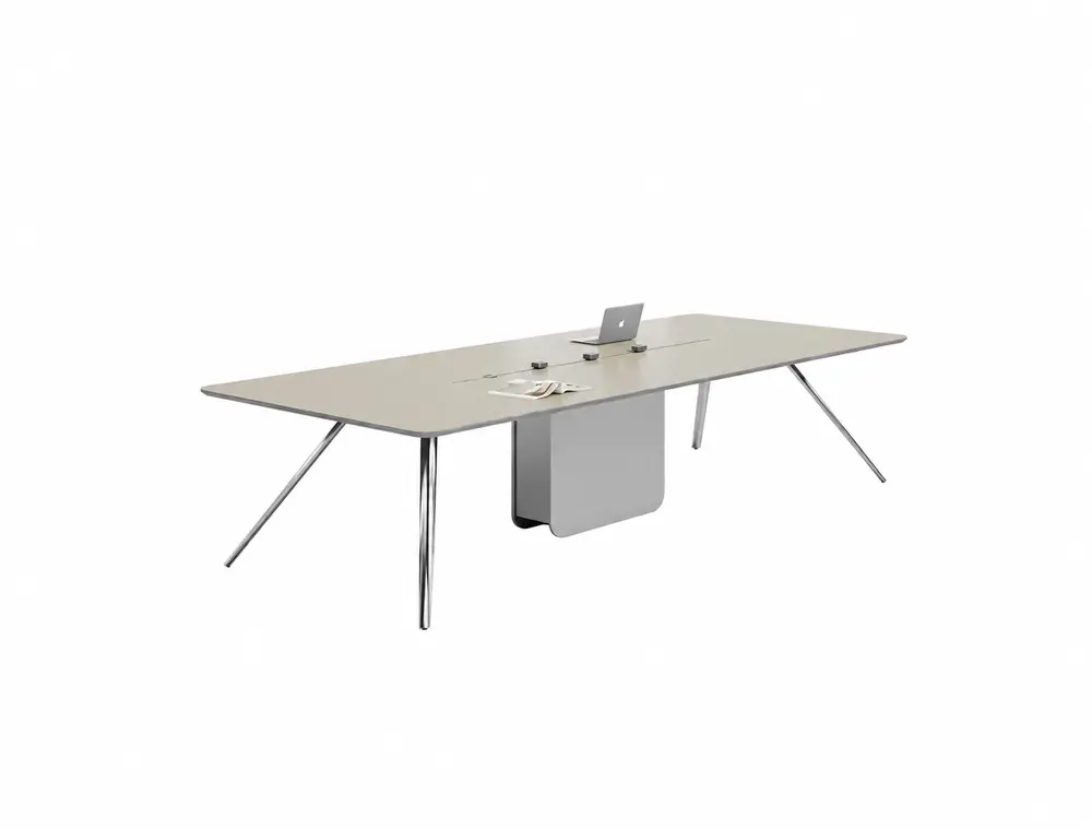 WQ-SJ02HYZ24 commercial conference table on white background