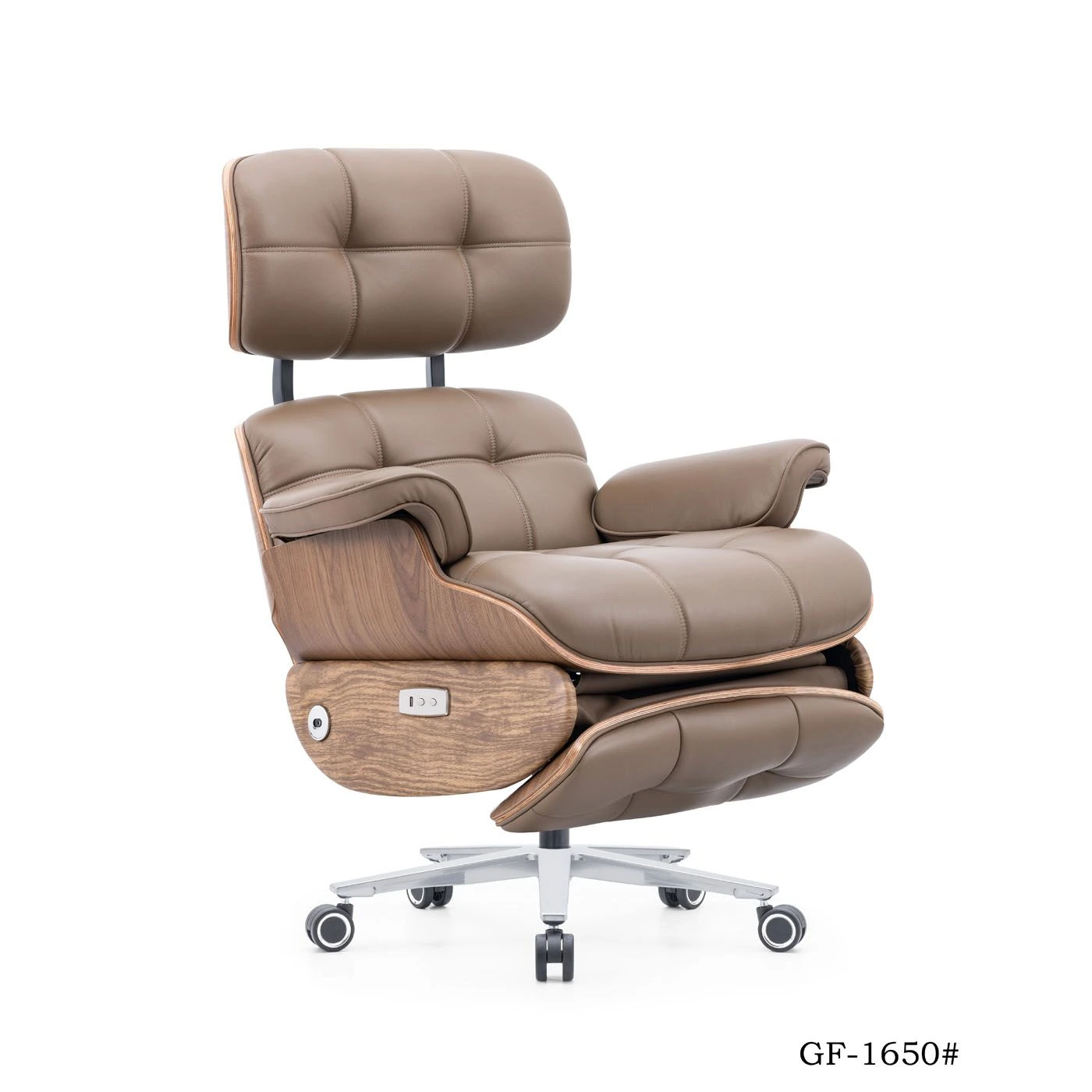 GF-1650 electric office chair, product view 1
