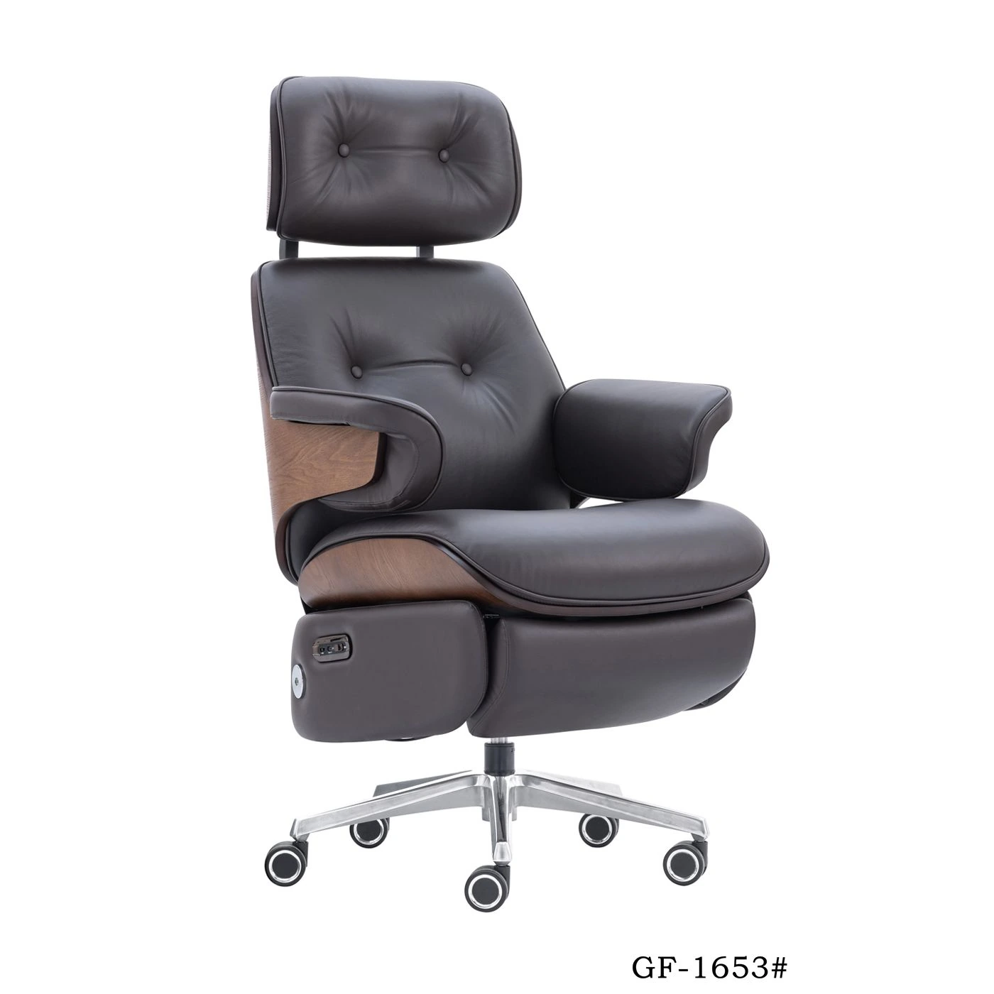 GF-1653 electric office chair, product view 1