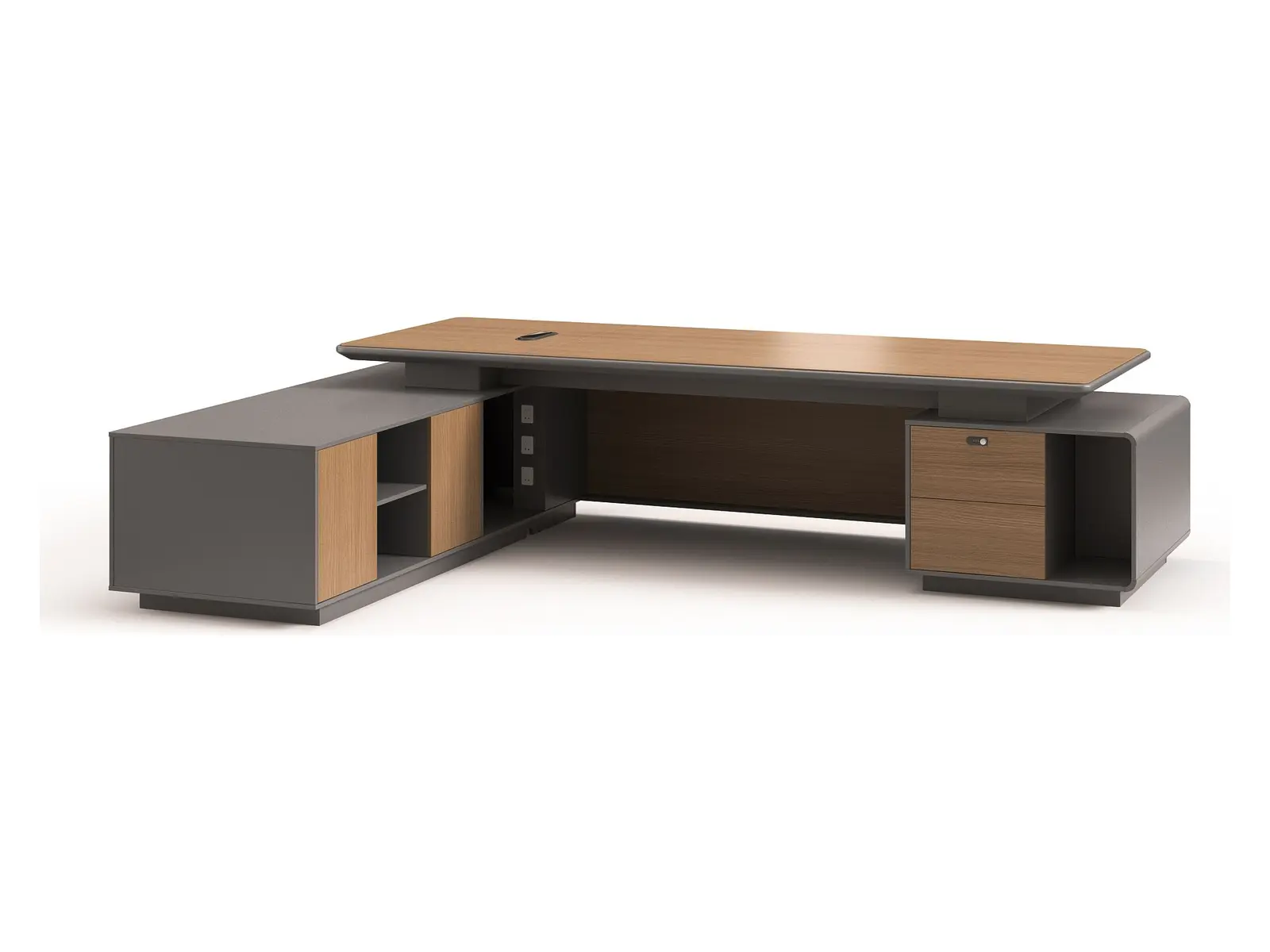DLK-D0232 executive office desk, product view 2