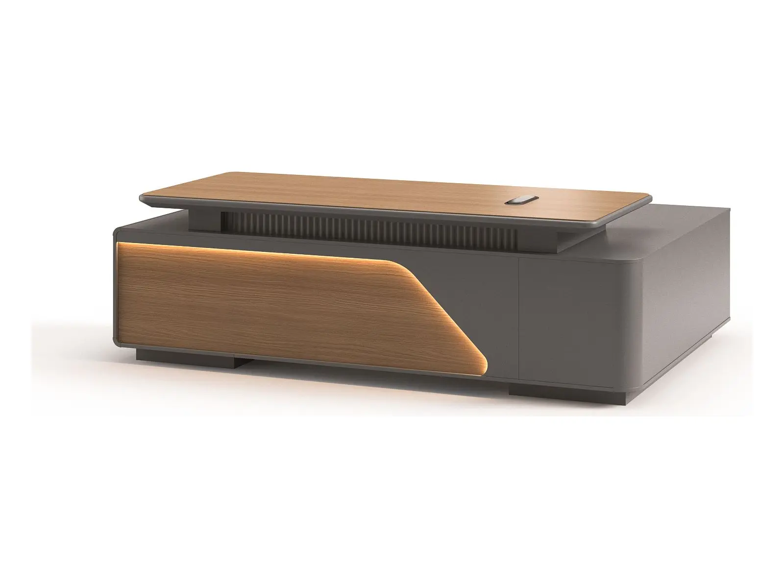 DLK-D0232 executive office desk, product view 3