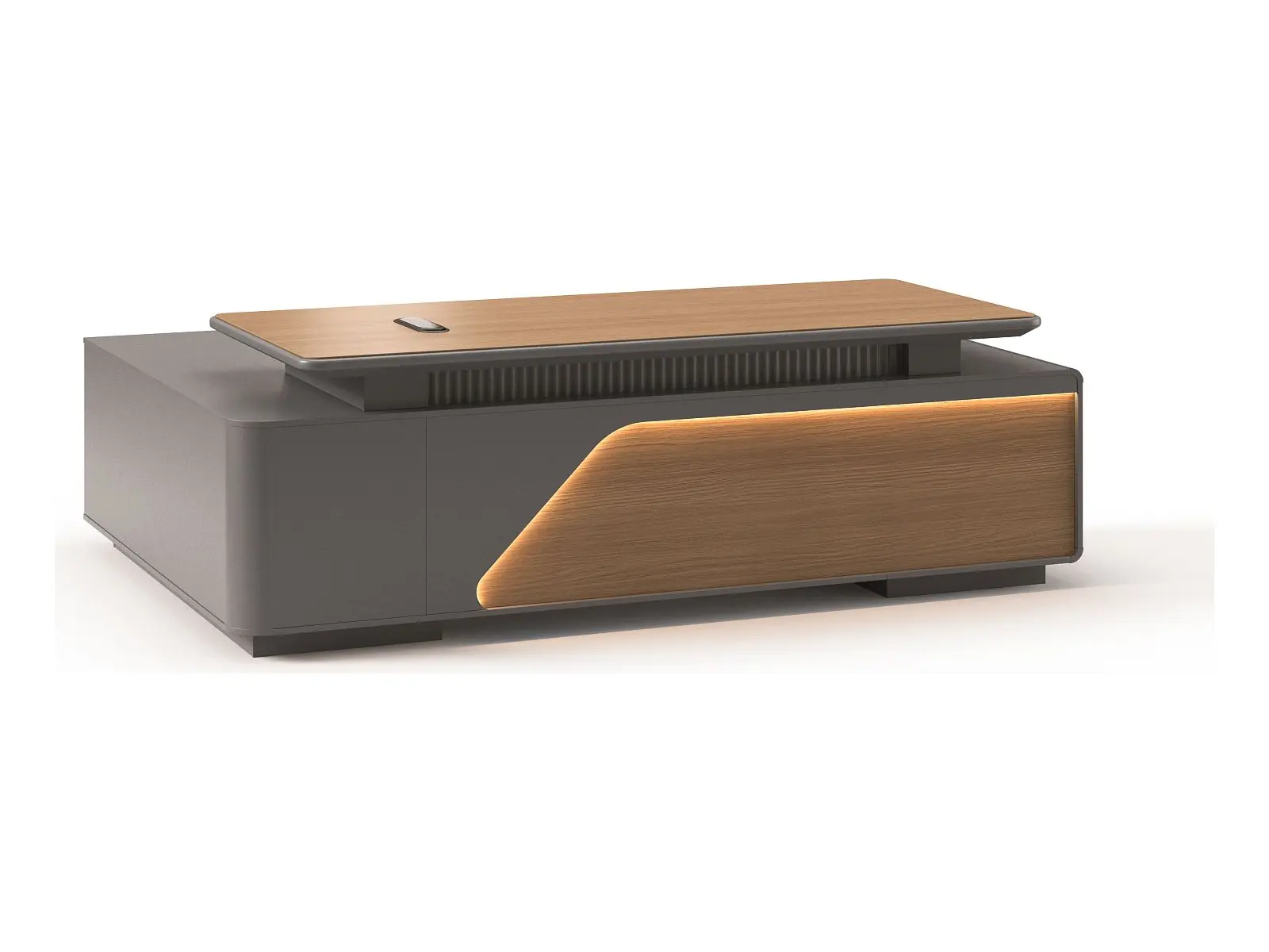 DLK-D0232 executive office desk, product view 4
