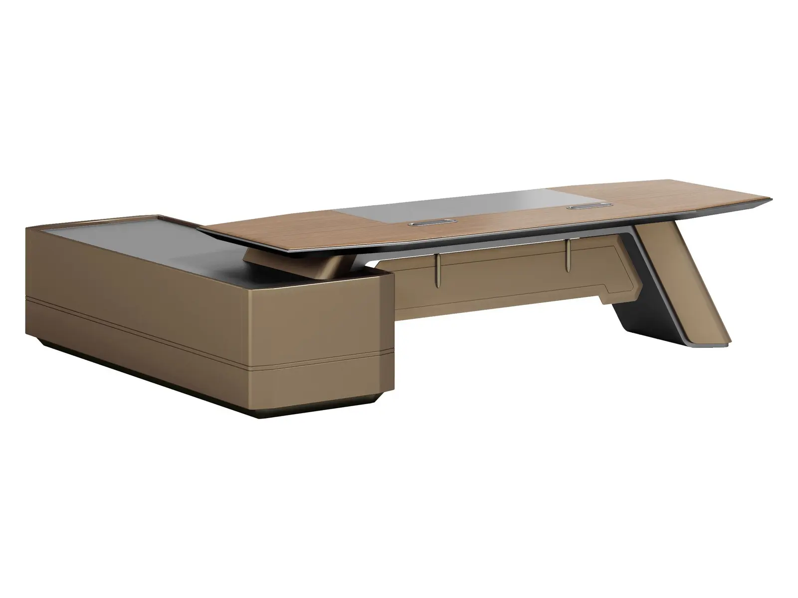 DO-BDL-01D32 executive office desk, product view 1