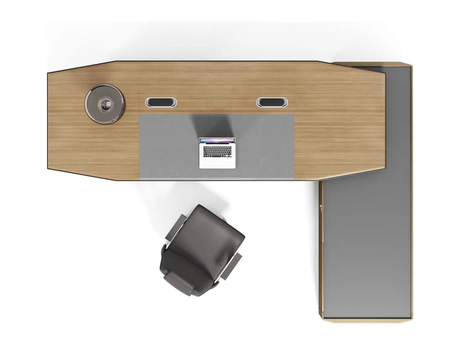DO-BDL-01D32 executive office desk, product view 3