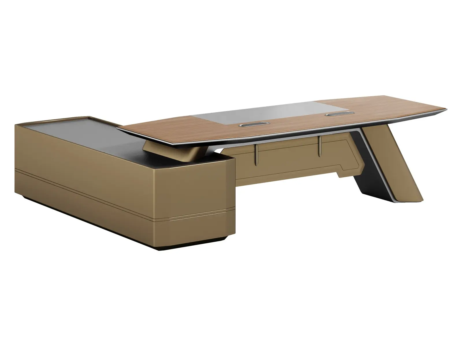 DO-BDL-01D32 executive office desk, product view 4