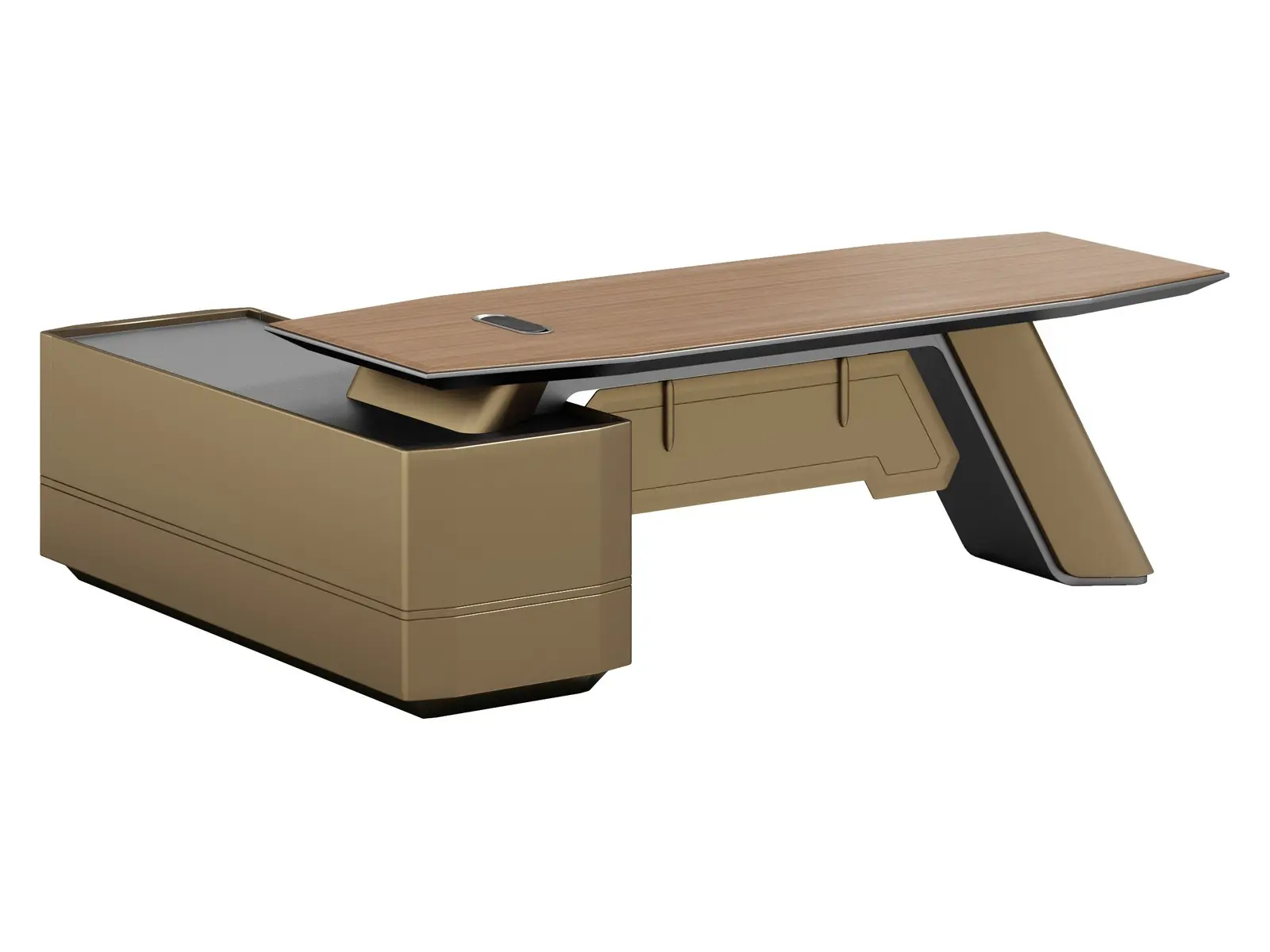 DO-BDL-01D32 executive office desk, product view 5