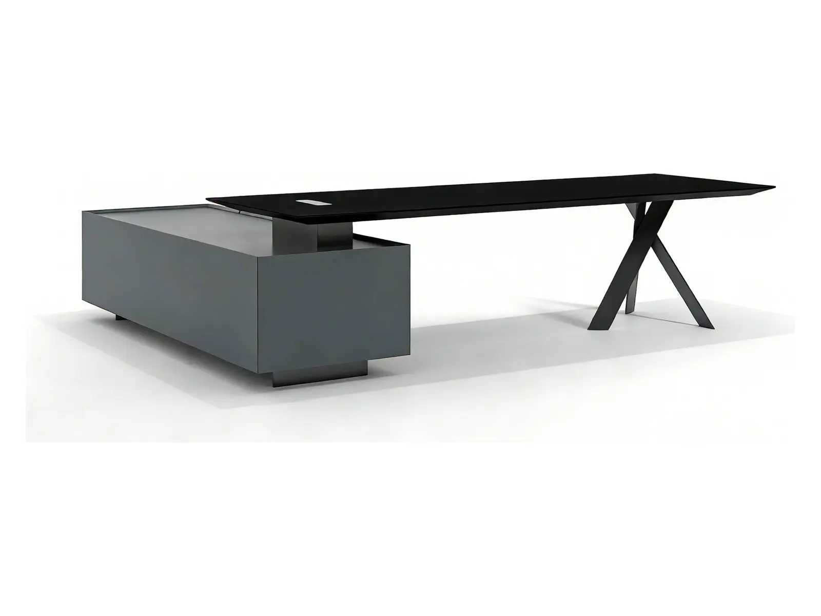 DO-DLY2824PTL executive office desk, product view 2