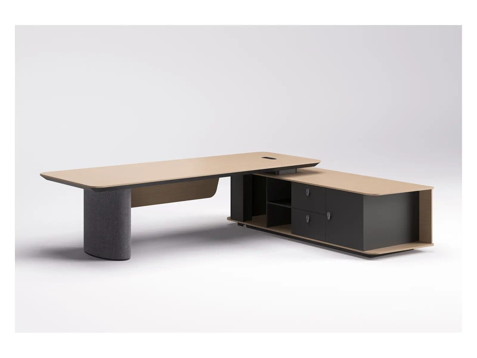 DO-DSDO-01D30 executive office desk, product view 2