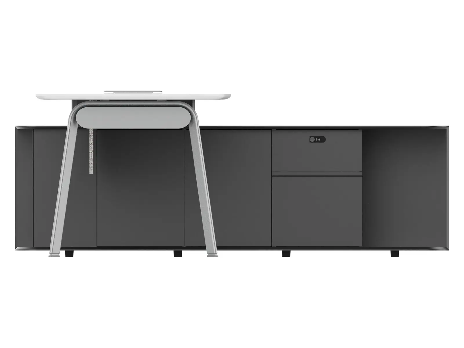 DO-NV-D0124-1 executive office desk, product view 4