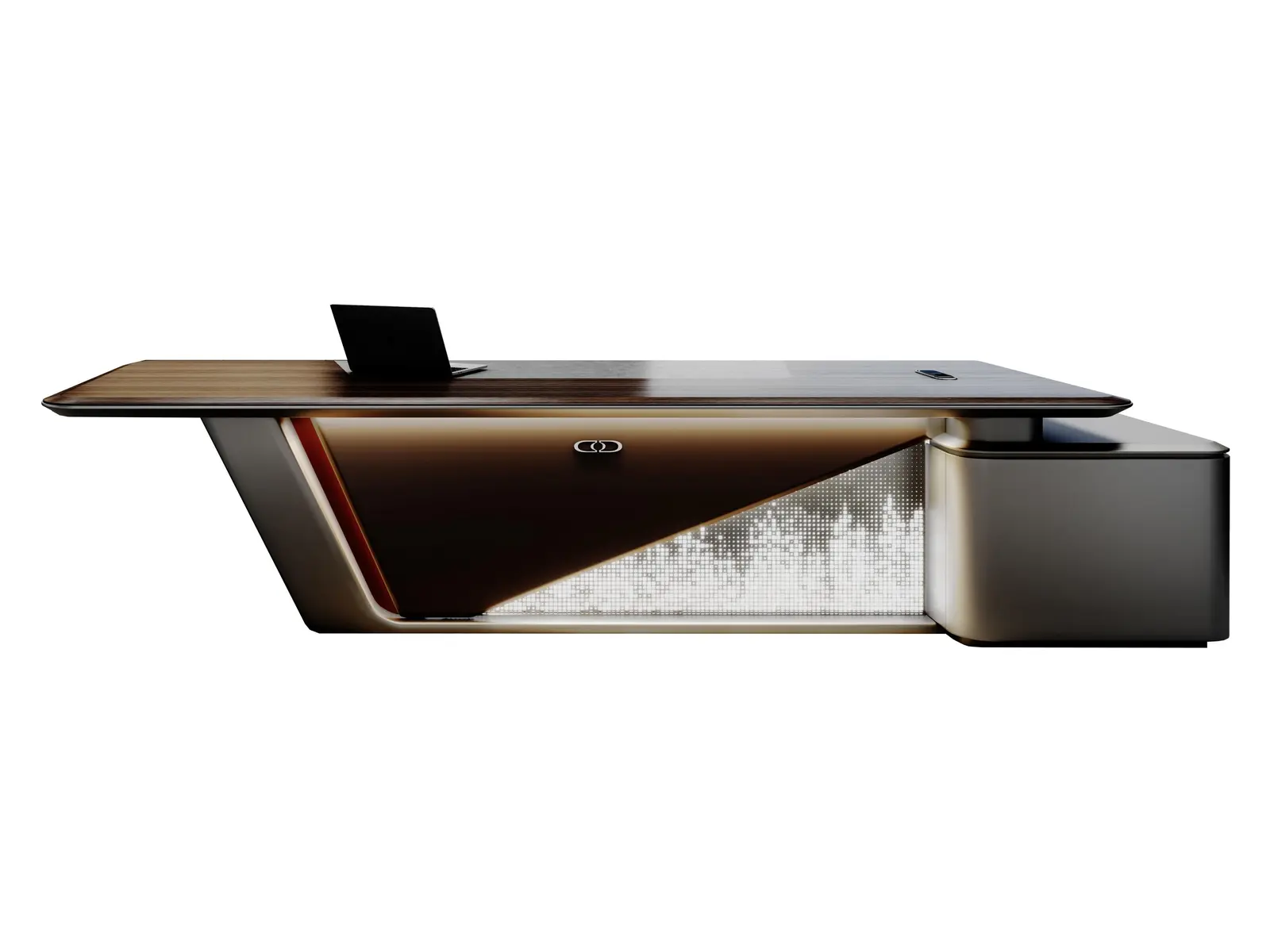 DO-SDG-01D32 executive office desk, product view 1
