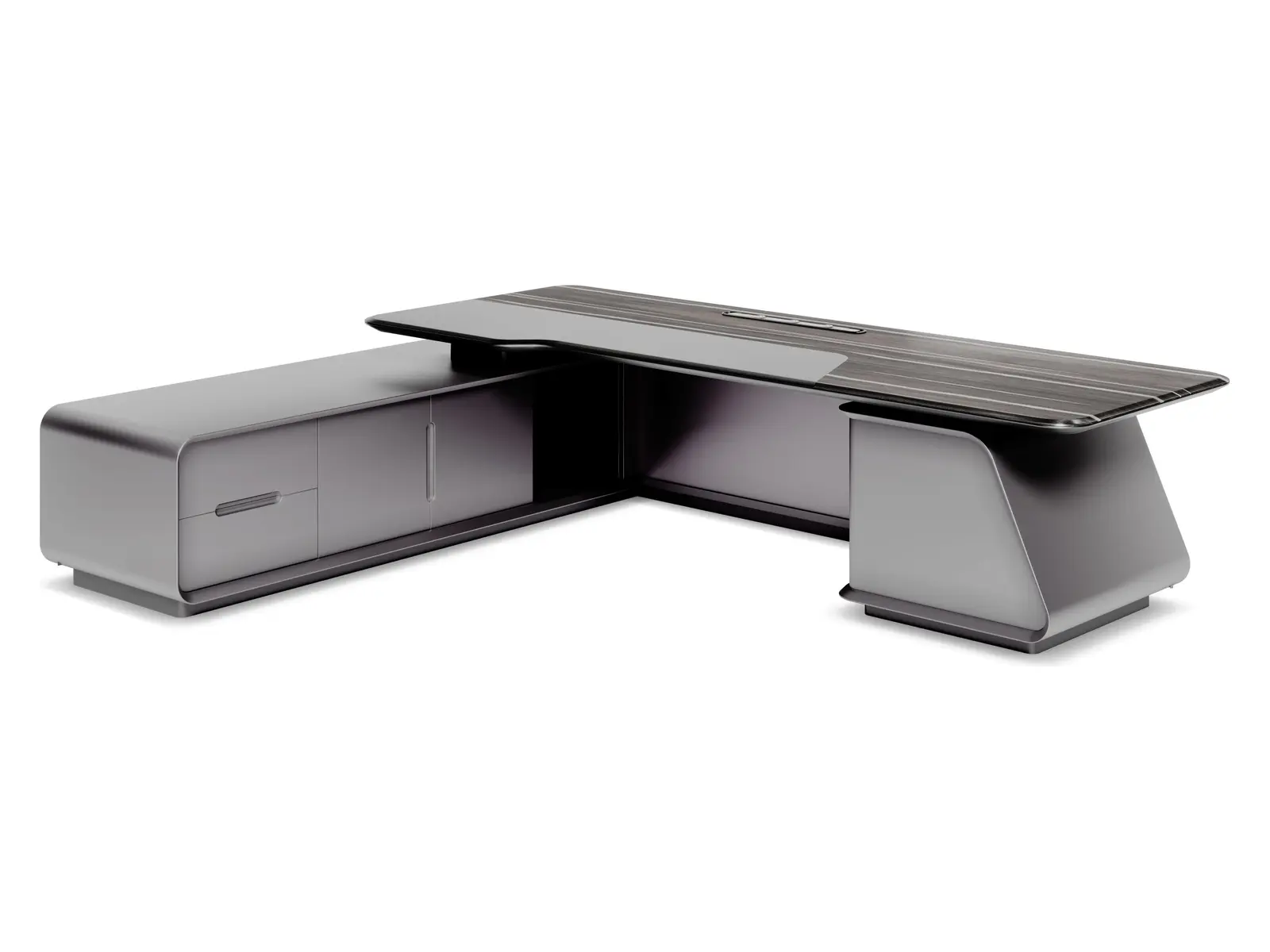 DO-SYD-01D32 executive office desk, product view 2