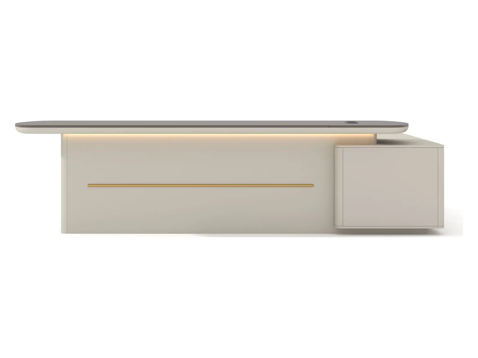 DO-YXDL-01D30 executive office desk, product view 2