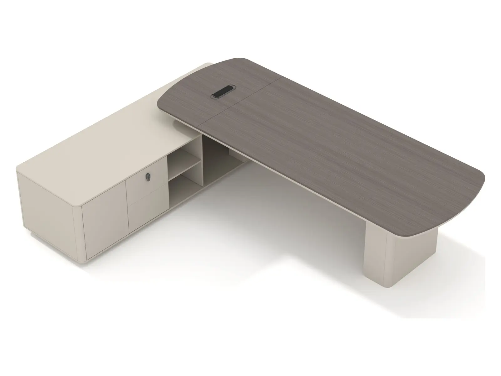 DO-YXDL-01D30 executive office desk, product view 4