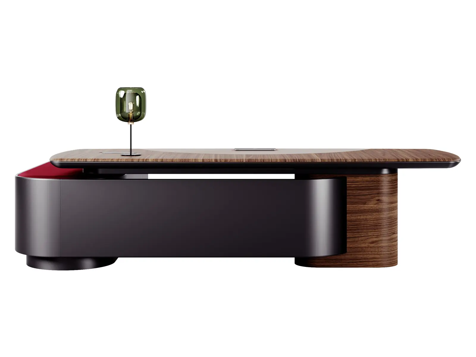 DSLM-01D30 executive office desk, product view 3