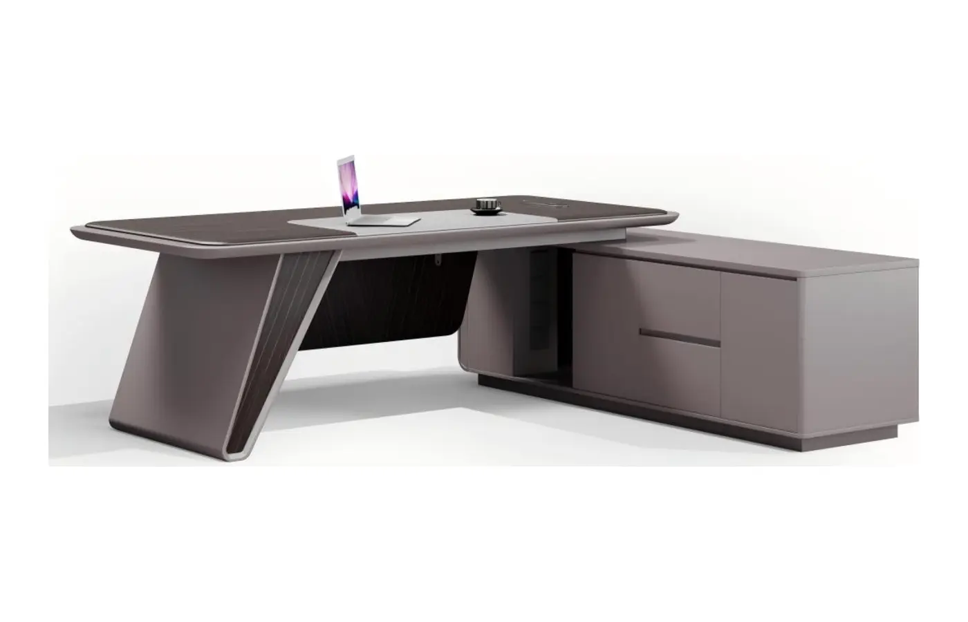 DY-AM-D26A executive office desk, product view 2