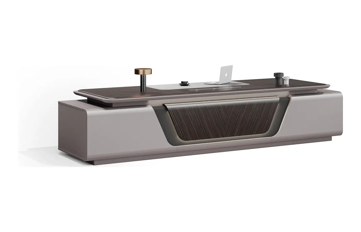 DY-AM-D36 executive office desk, product view 3
