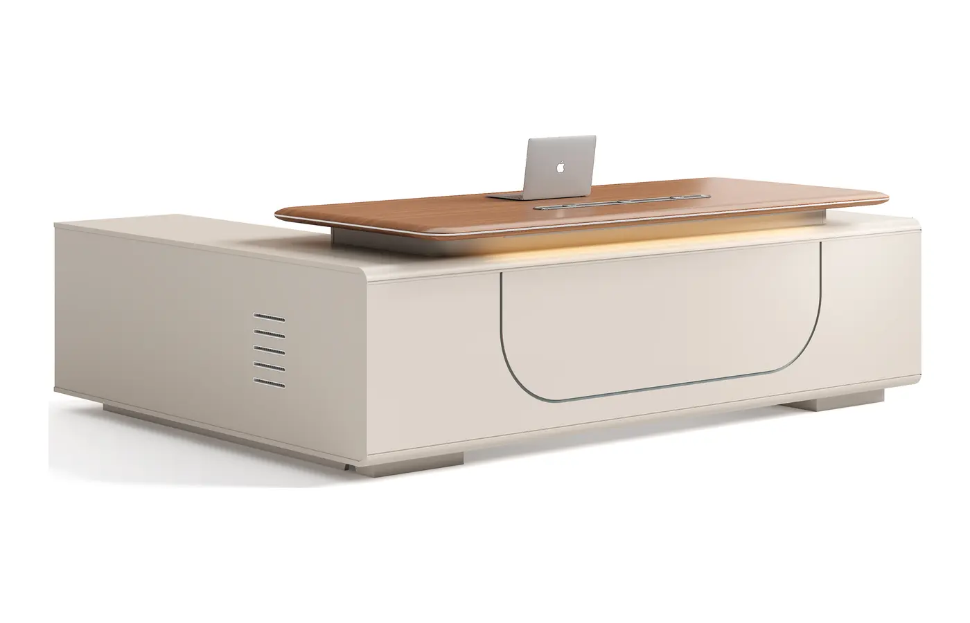 DY-D0132 executive office desk, product view 3