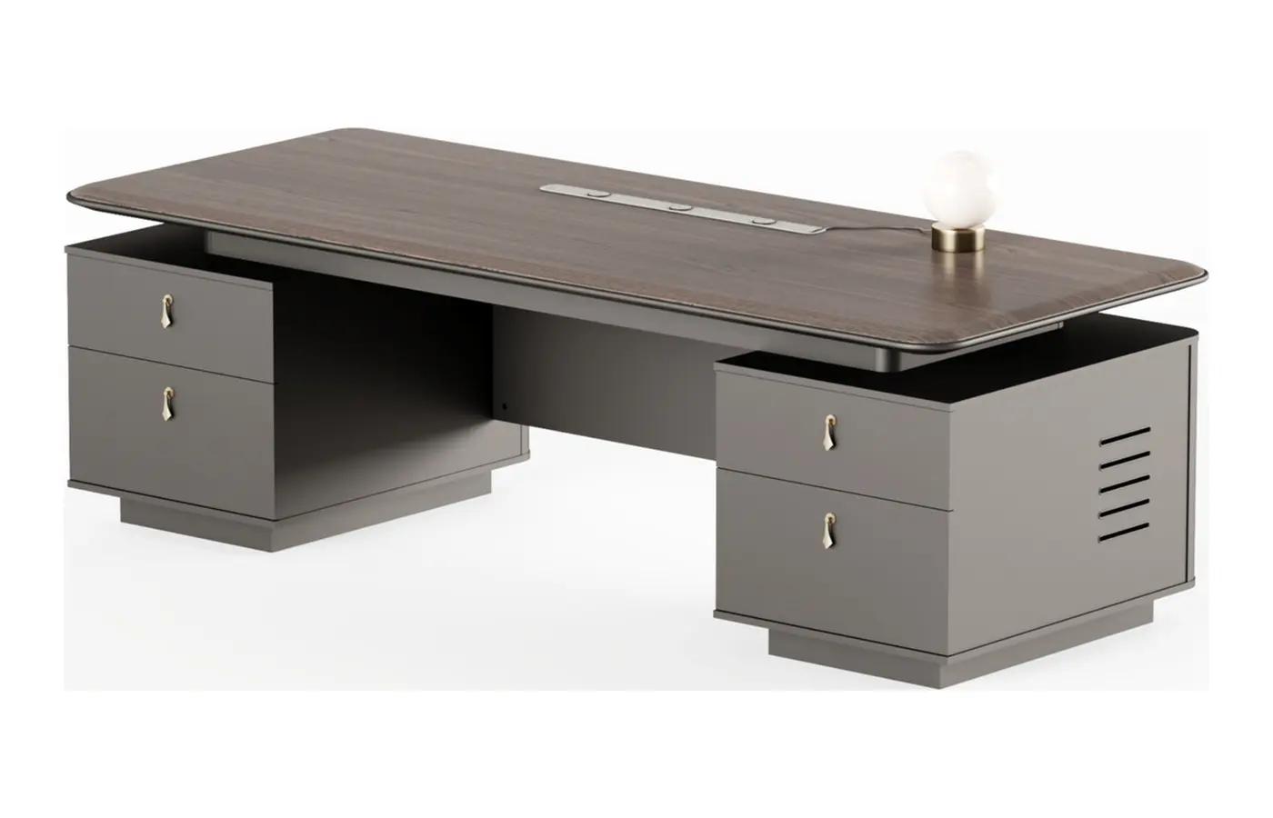 DY-D1232 executive office desk, product view 4