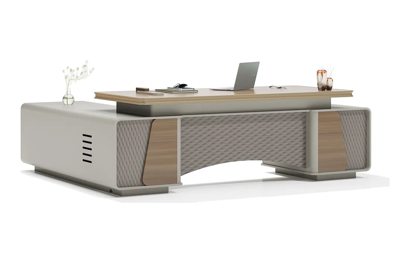 DY-QXD0132 executive office desk, product view 3