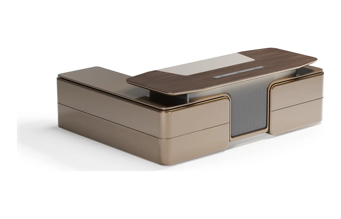 DY-TL-D32 executive office desk, product view 3