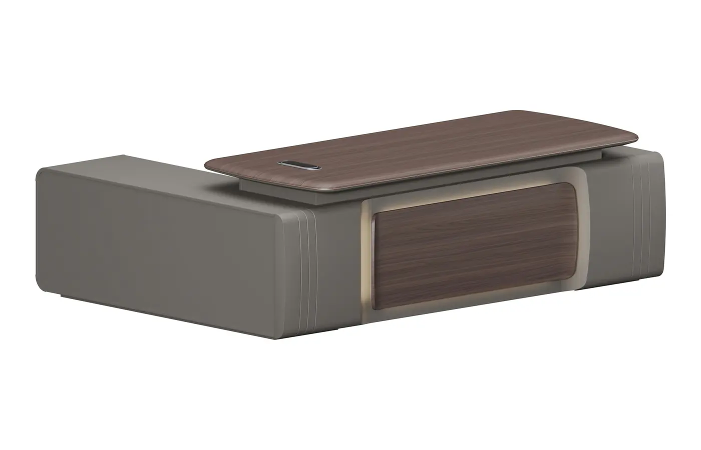 HY-WJ-01D32 executive office desk, product view 3