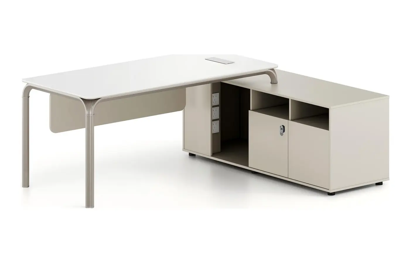 KJ-BT-KBBT20 executive office desk, product view 2