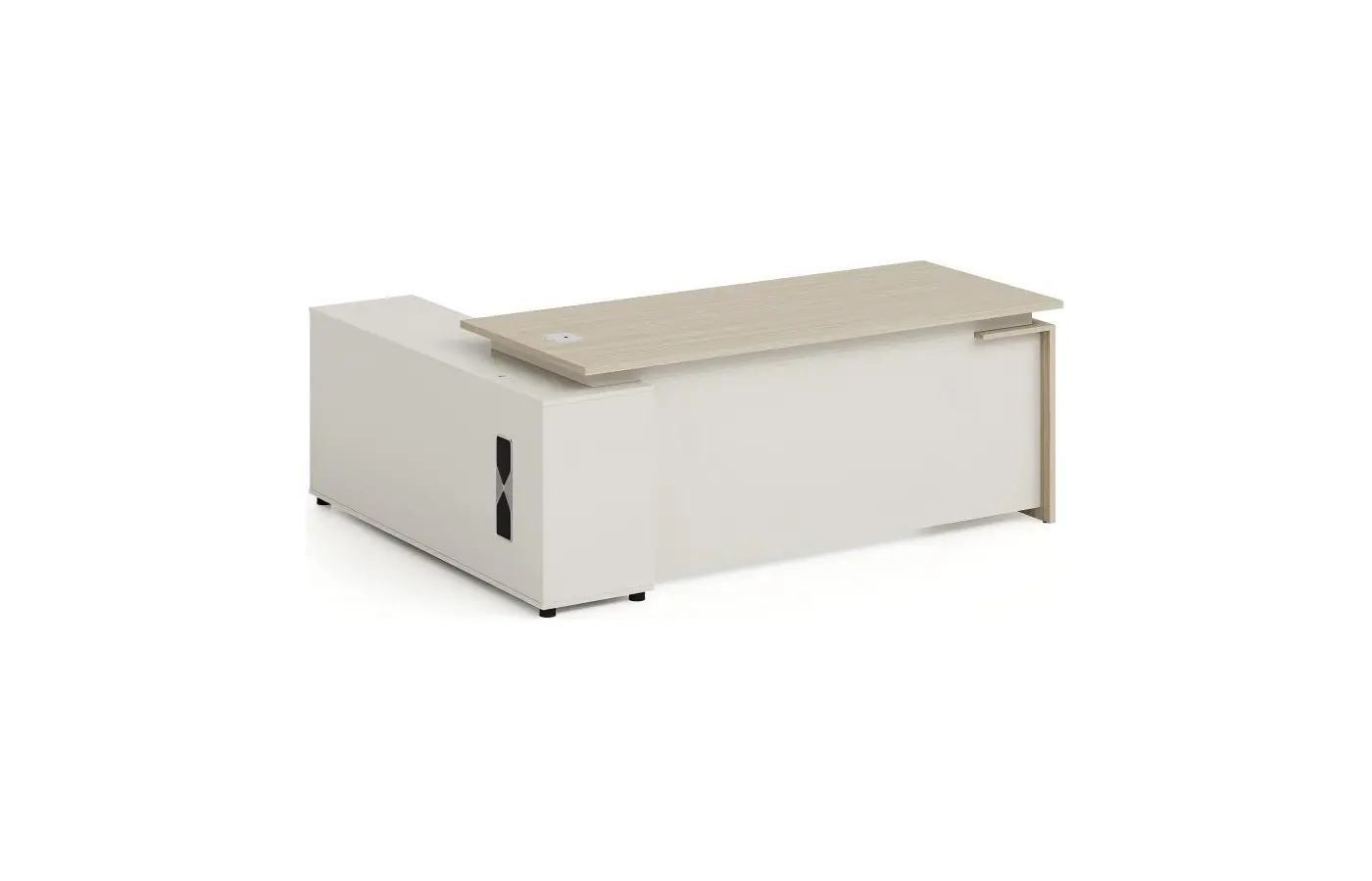 KJ-JY-KBBT24-L executive office desk, product view 3