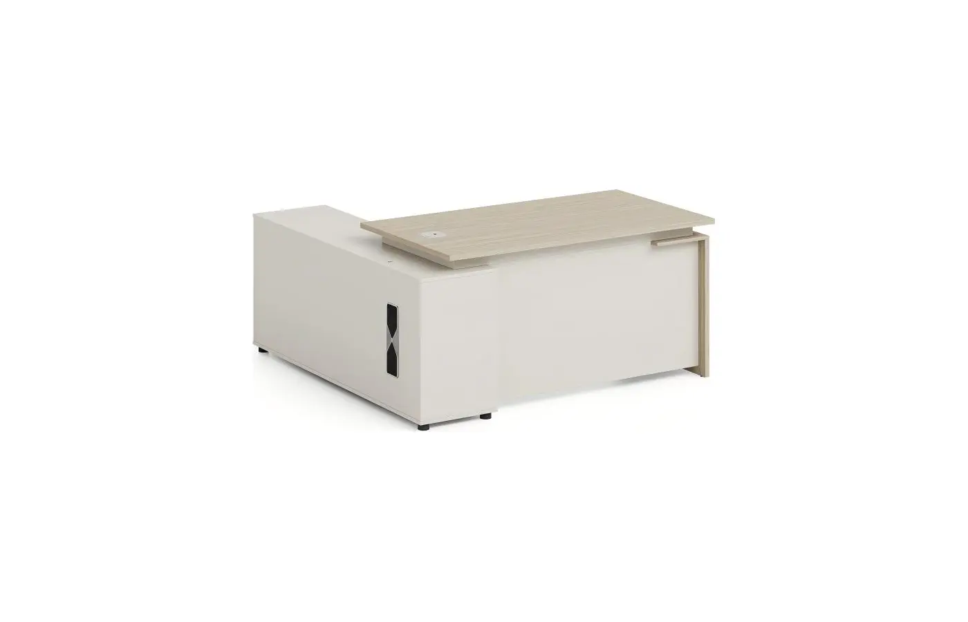 KJ-JY-KBBT24-L executive office desk, product view 4