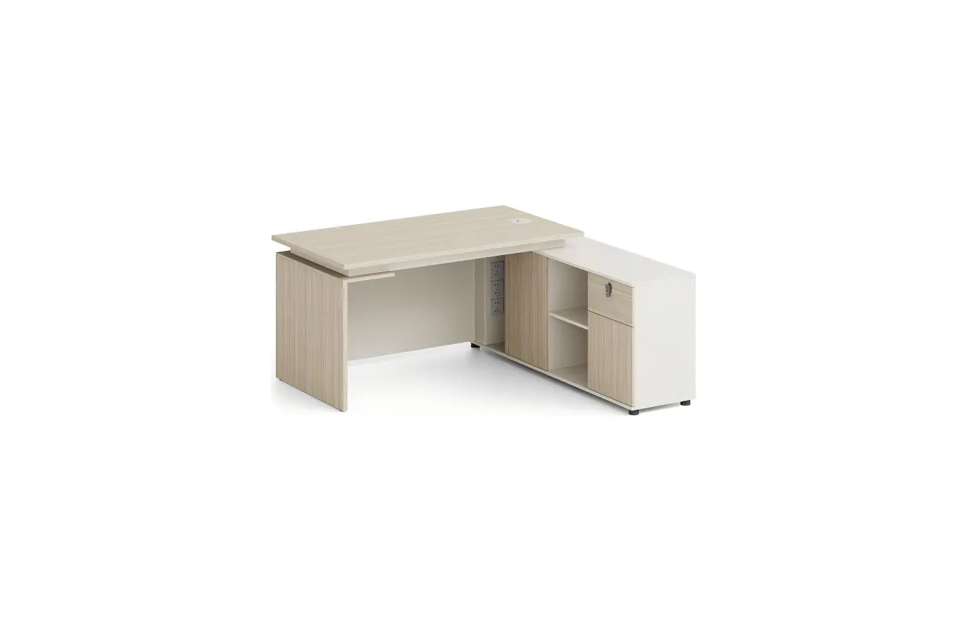 KJ-JY-KBBT24-L executive office desk, product view 5