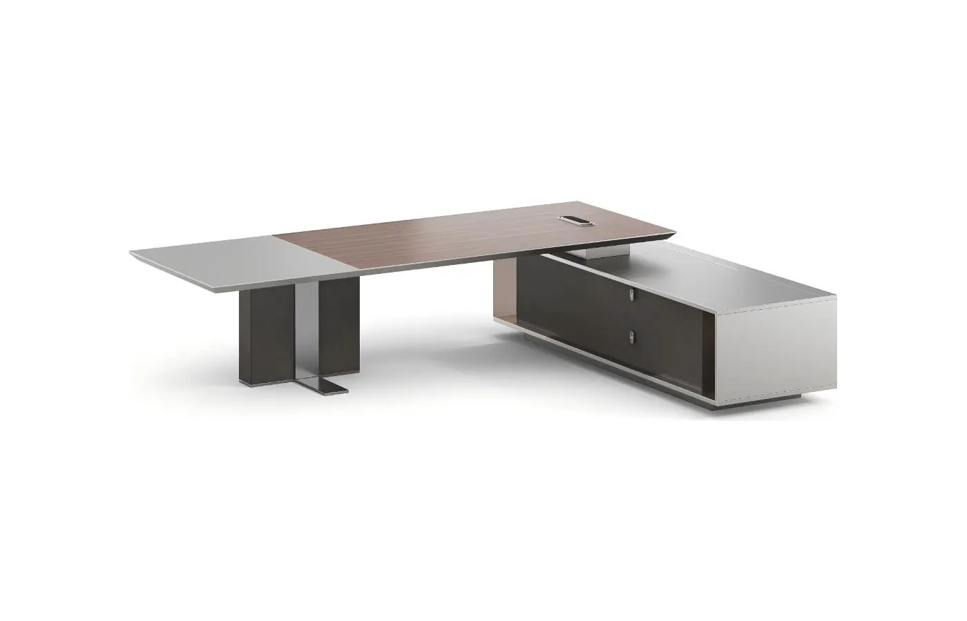 KJ-LJ-KBBT32-L executive office desk, product view 2
