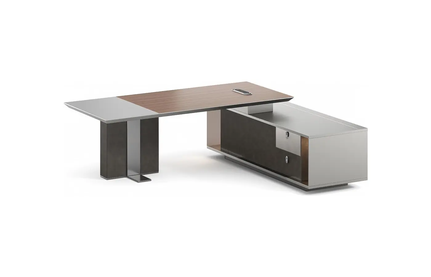 KJ-LJ-KBBT32-L executive office desk, product view 4