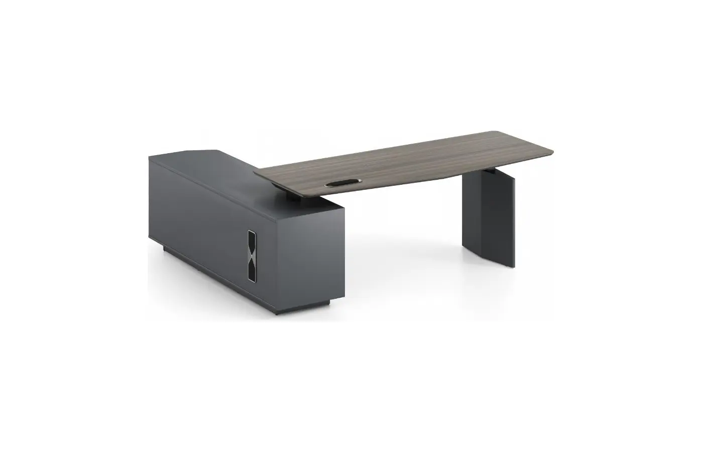 KJ-YSH-KBBT26-AL executive office desk, product view 3
