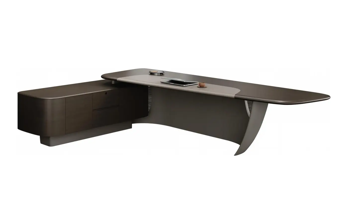 MG-LDON-01 executive office desk, product view 2