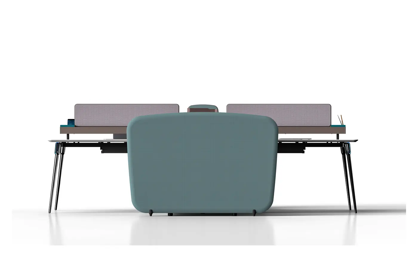 FB01-P06-4 commercial staff desk, product view 4