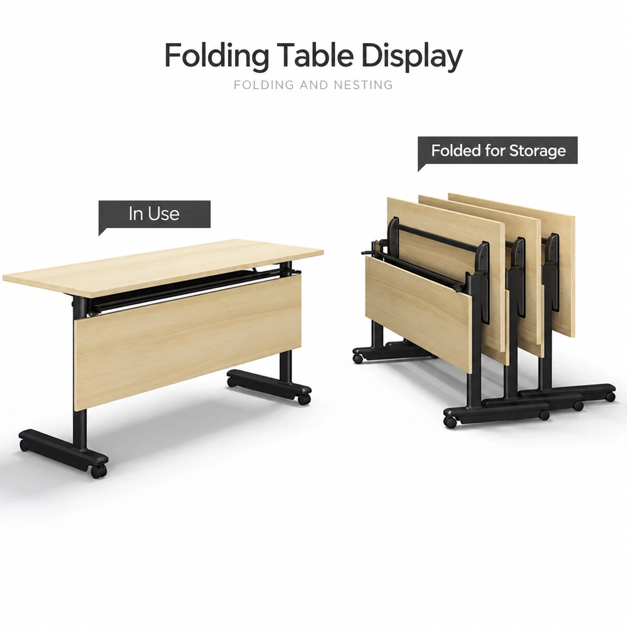 SE-F005 folding table, product view 4