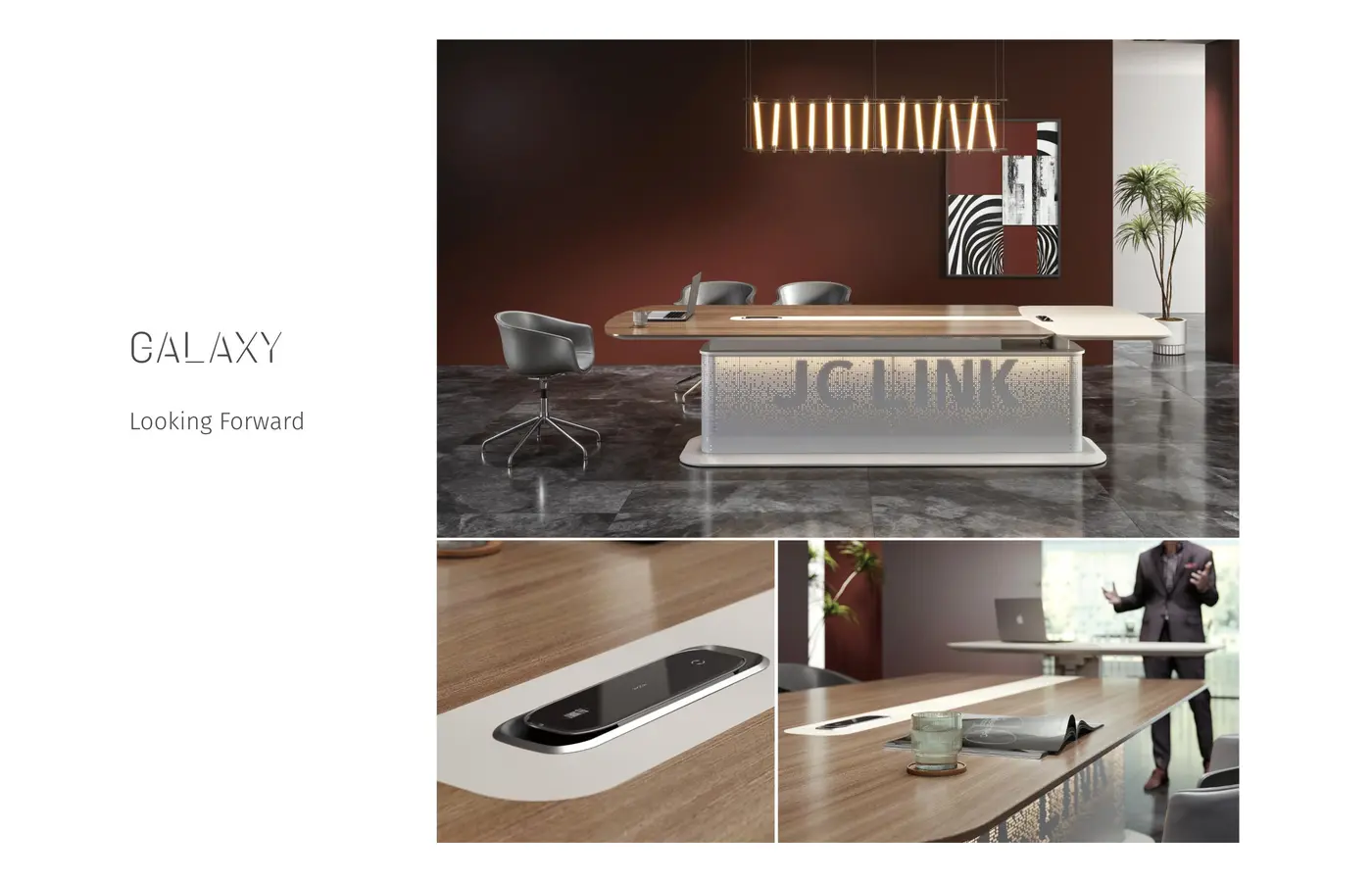 GA-C-101FL conference table, product view 3