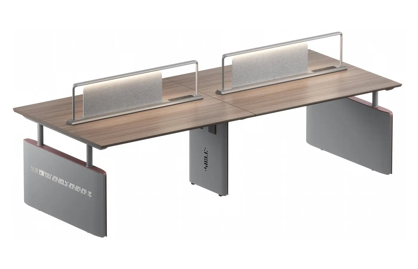 GA-F-401FL commercial staff desk, product view 2