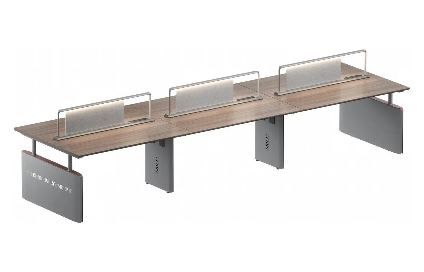 GA-F-401FL commercial staff desk, product view 4