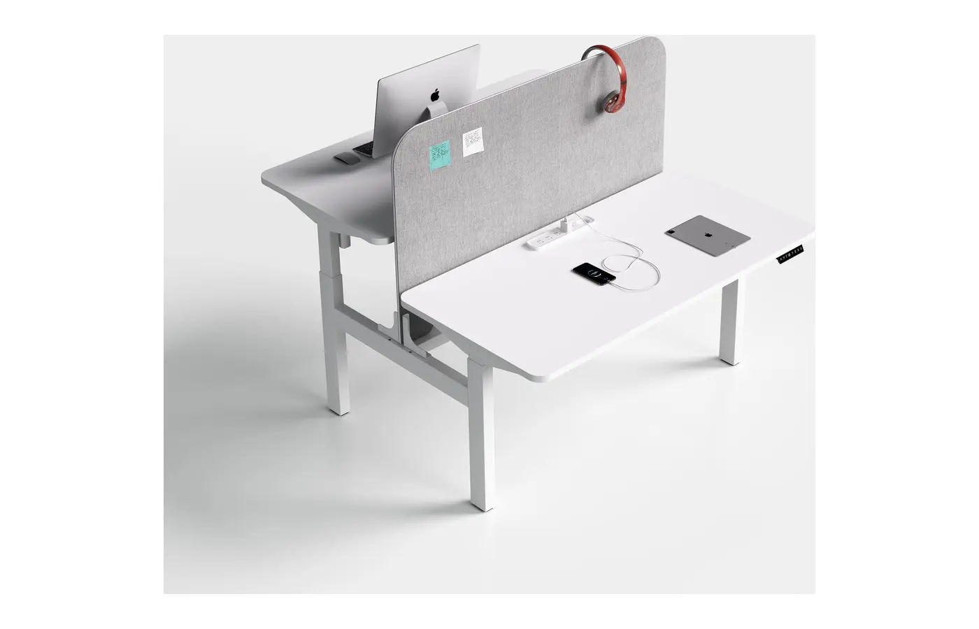 GC-P01D-2 Dual Electric Height-Adjustable Bench Desk, product view 5