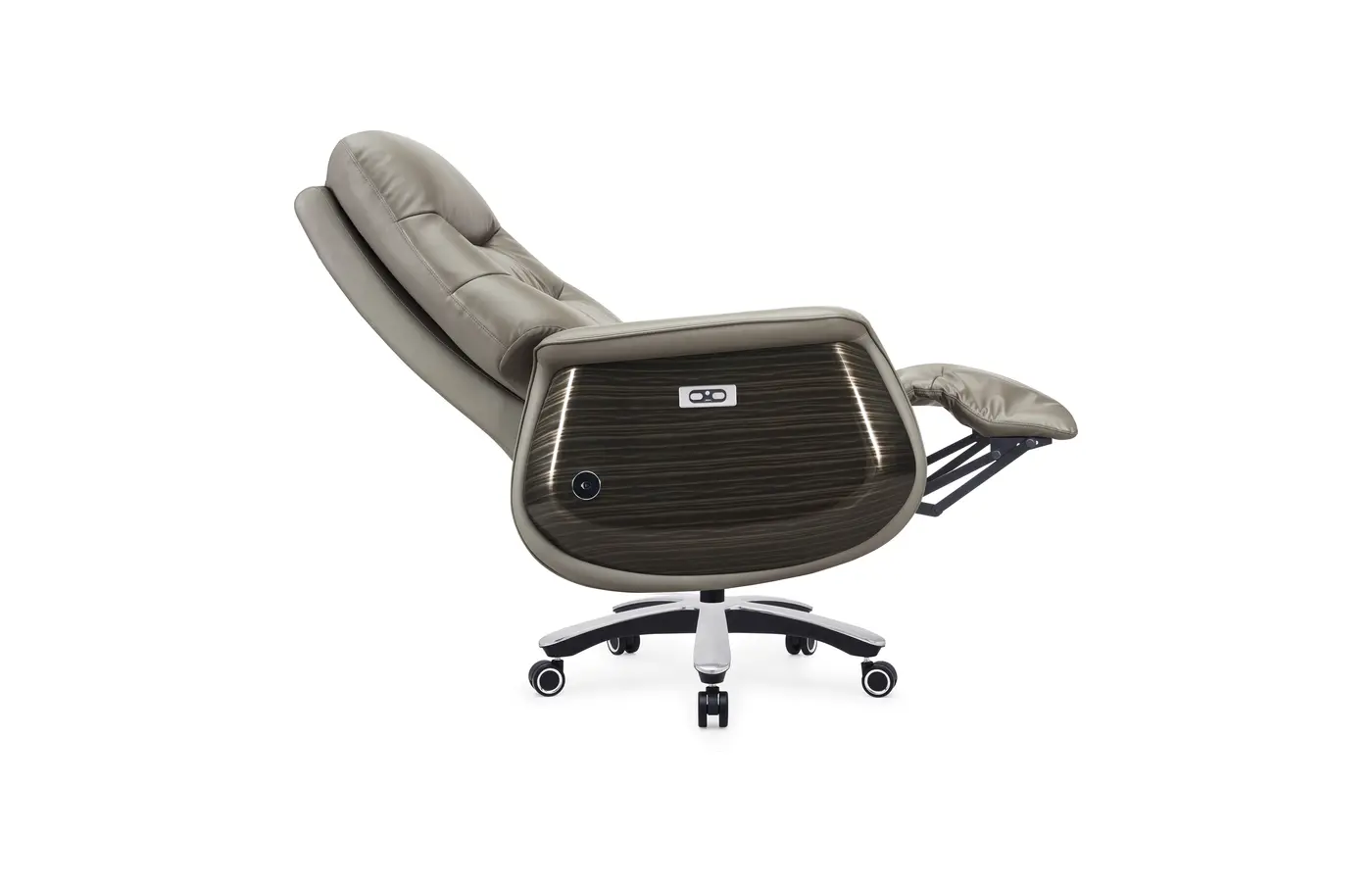 GF-1658 Motorized Top-Grain Leather Executive Chair, product view 4