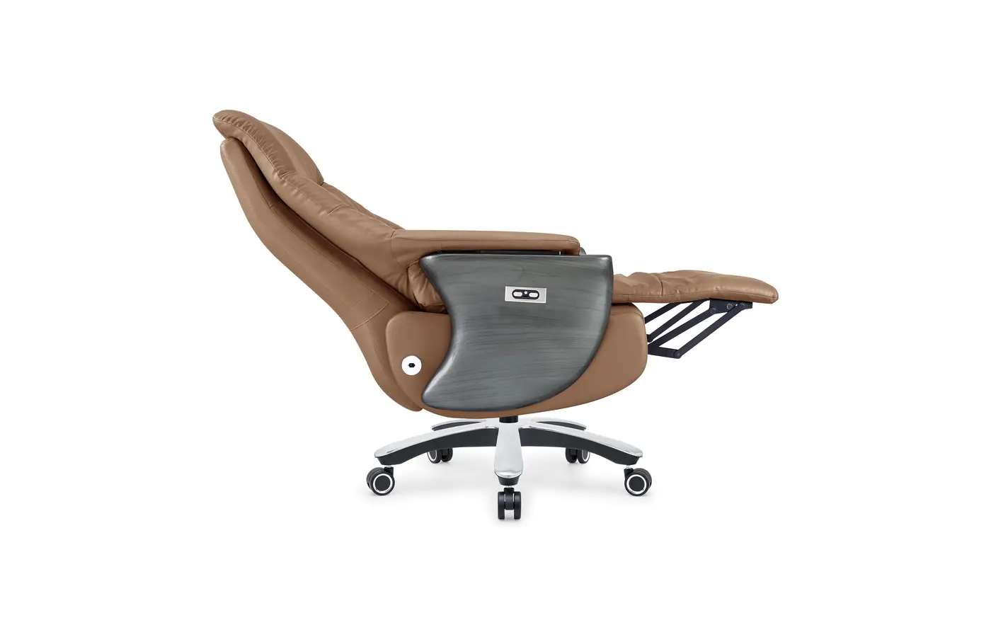 GF-1676 Top-Grain Leather Reclining Executive Chair, product view 3