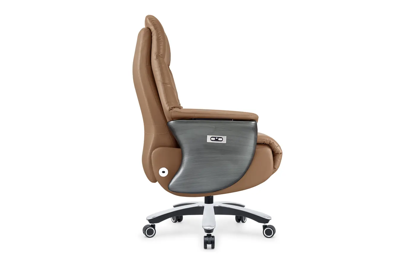 GF-1676 Top-Grain Leather Reclining Executive Chair, product view 4
