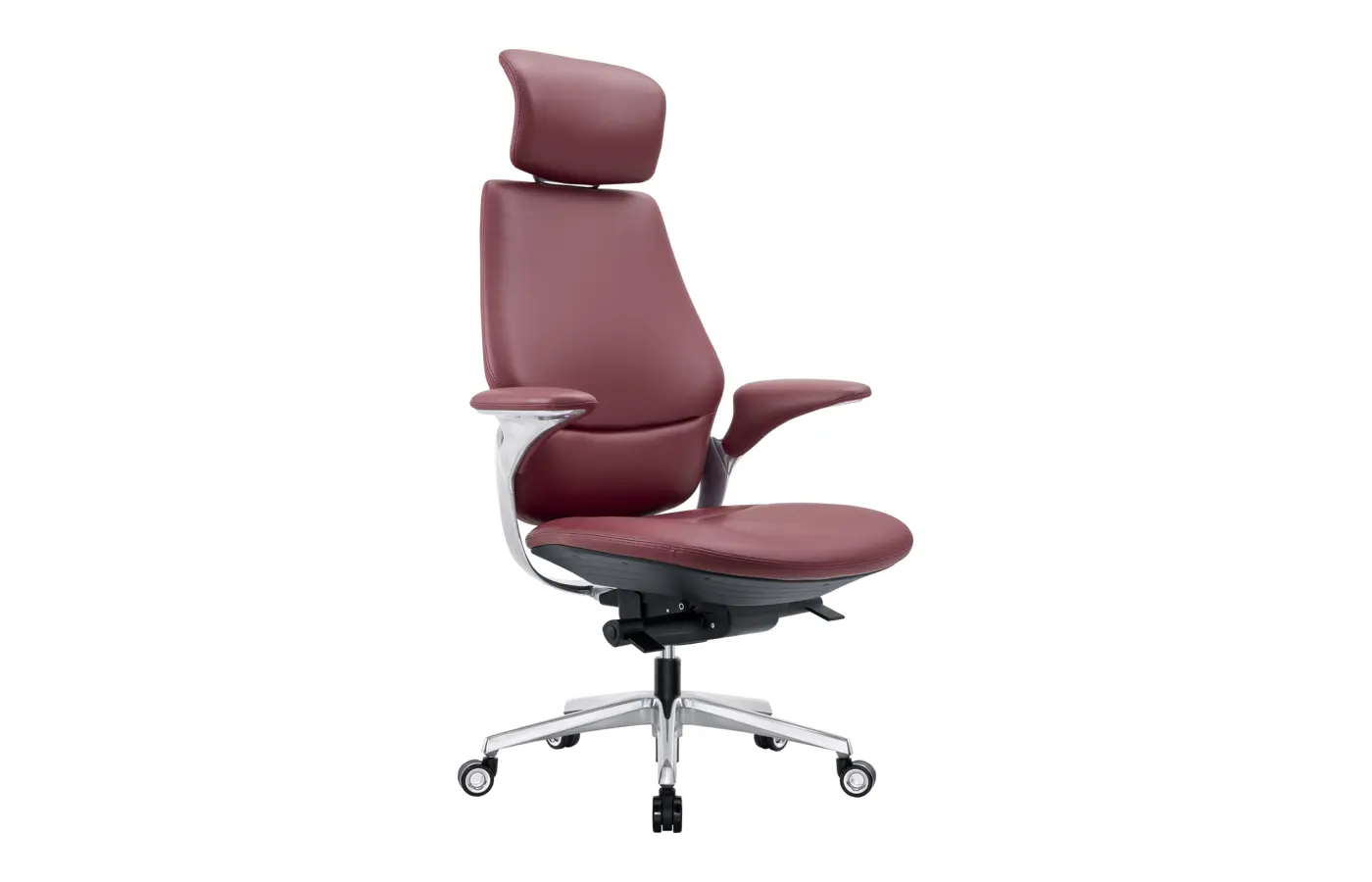GF-HD01 Natural-Grain Leather Executive Office Chair, product view 5