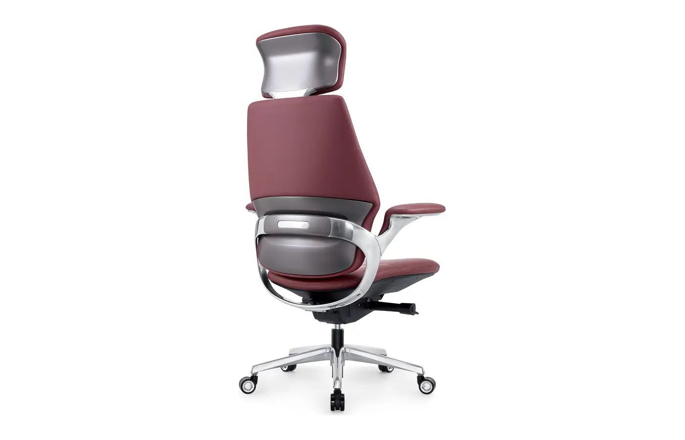 GF-HD01 Natural-Grain Leather Executive Office Chair, product view 6