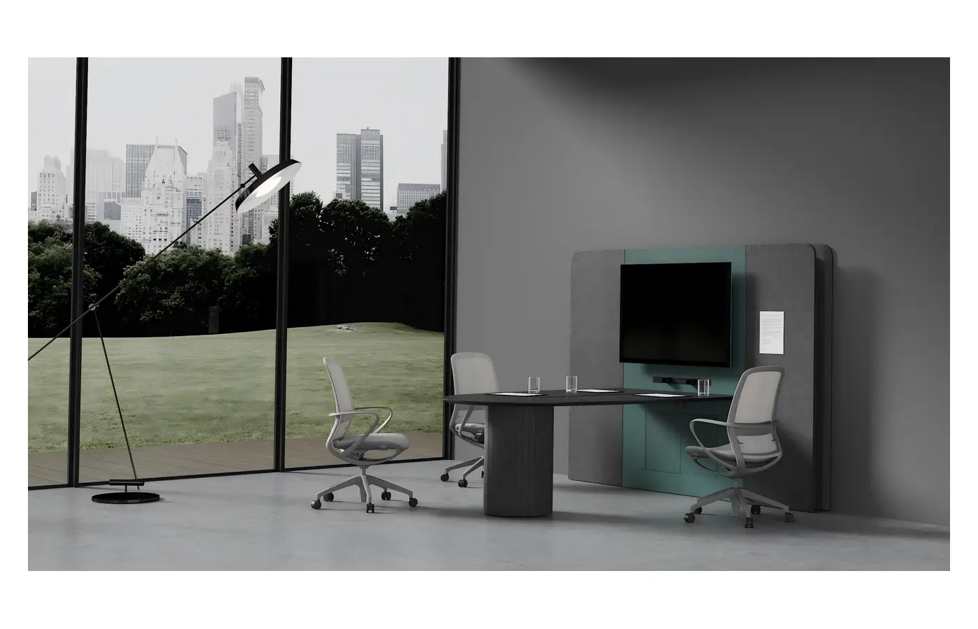 HM-MT02 conference table, product view 3