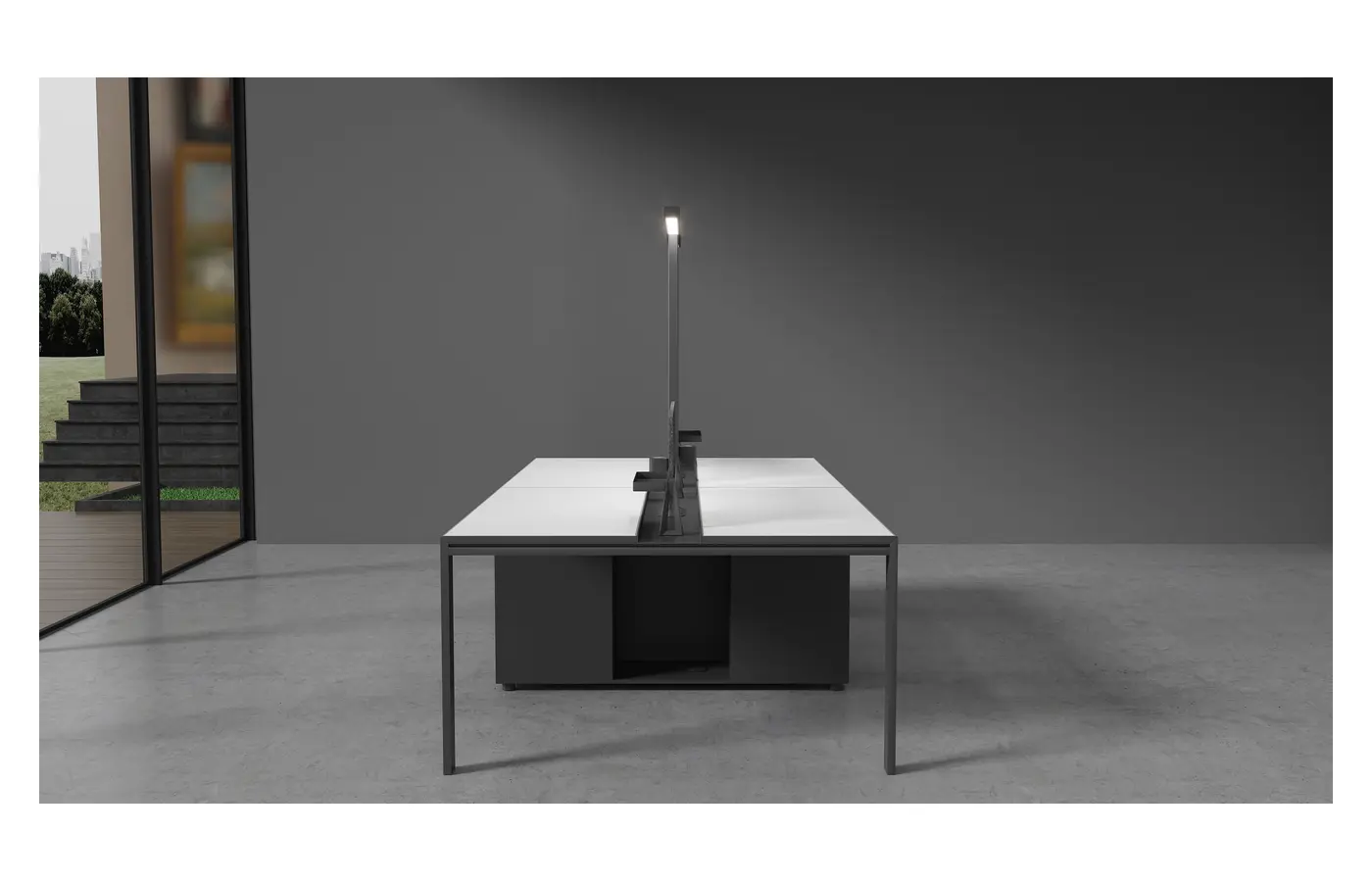 HM-P01-2 commercial staff desk, product view 4